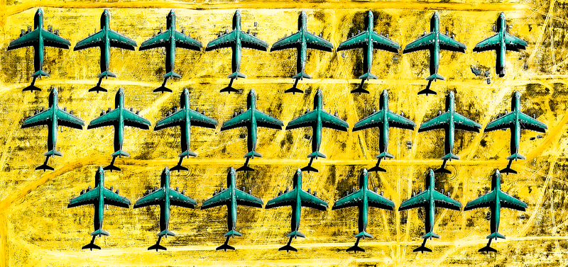 Illustration for article titled These Stunning Geometric Patterns Were Created From Google Earth Images